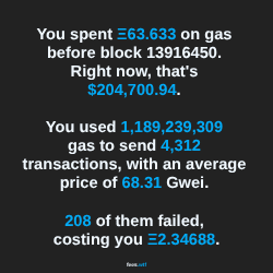 1 fees.wtf NFT floor 0.0015