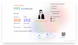 1 Web3 Wrapped 2021 floor 0.099