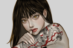 2 Tattoo girl floor 0