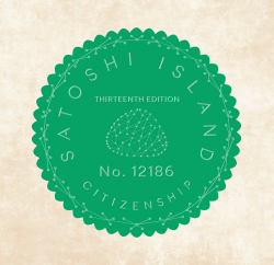 1 Satoshi Island Citizenship NFTs floor 0.00164