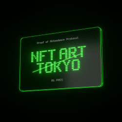 1 NFT ART TOKYO OG PASS floor 0.00499