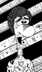 1 Dark Abstract Art by Nev. floor 0