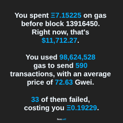 1 fees.wtf NFT floor 0.0015
