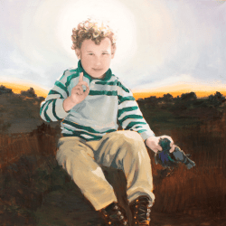 Artwork Niño-dios aprieta pero no ahoga