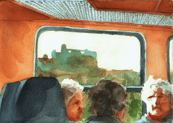 Artwork Señoras en el tren