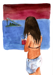Artwork Mareo en el hidropedal