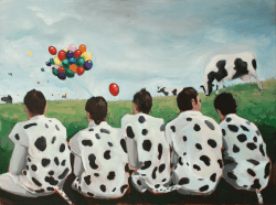 Artwork Dálmatas y vacas