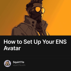 How to Set Up Your ENS Avatar 1 NFT