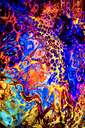 Erupting Golden Flame