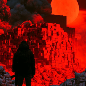 Red Wall Moon