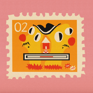 02/ Ribl Hout DǓ - PAM! Postal®