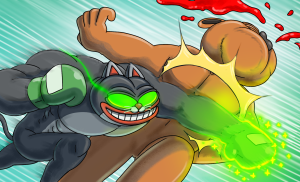  One Punch Paw!