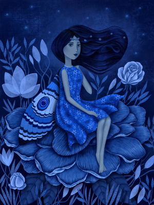 Blue Moth