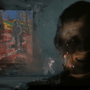Portrait of Francis Bacon with Study for Portrait of Van Gogh III