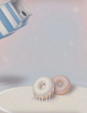 ‘Donut cry over spilt milk’
