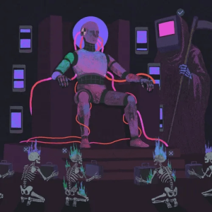 9 to 6 sacrifice of real time, refunded in endless pixels of pure doom