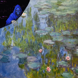 show up and figure it out (monet)