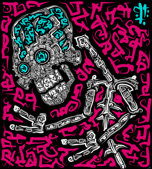 Skulls and bones...