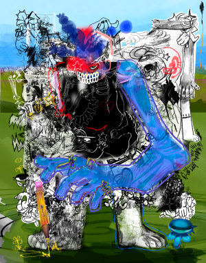 The Clown Continues to Draw