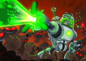 Robot Pepecat 
