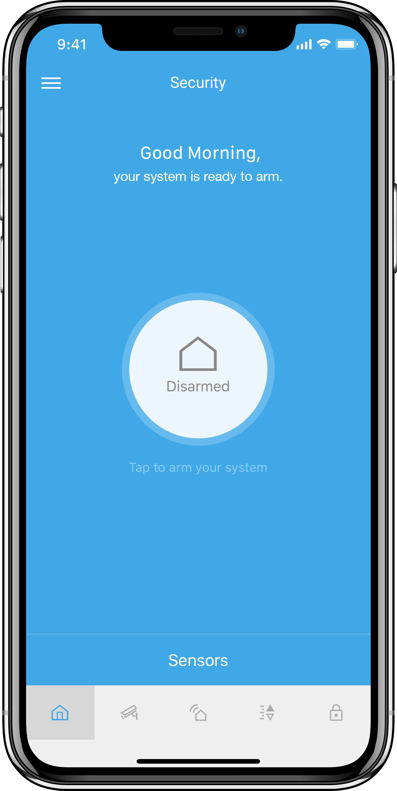 Alder App Home Screen