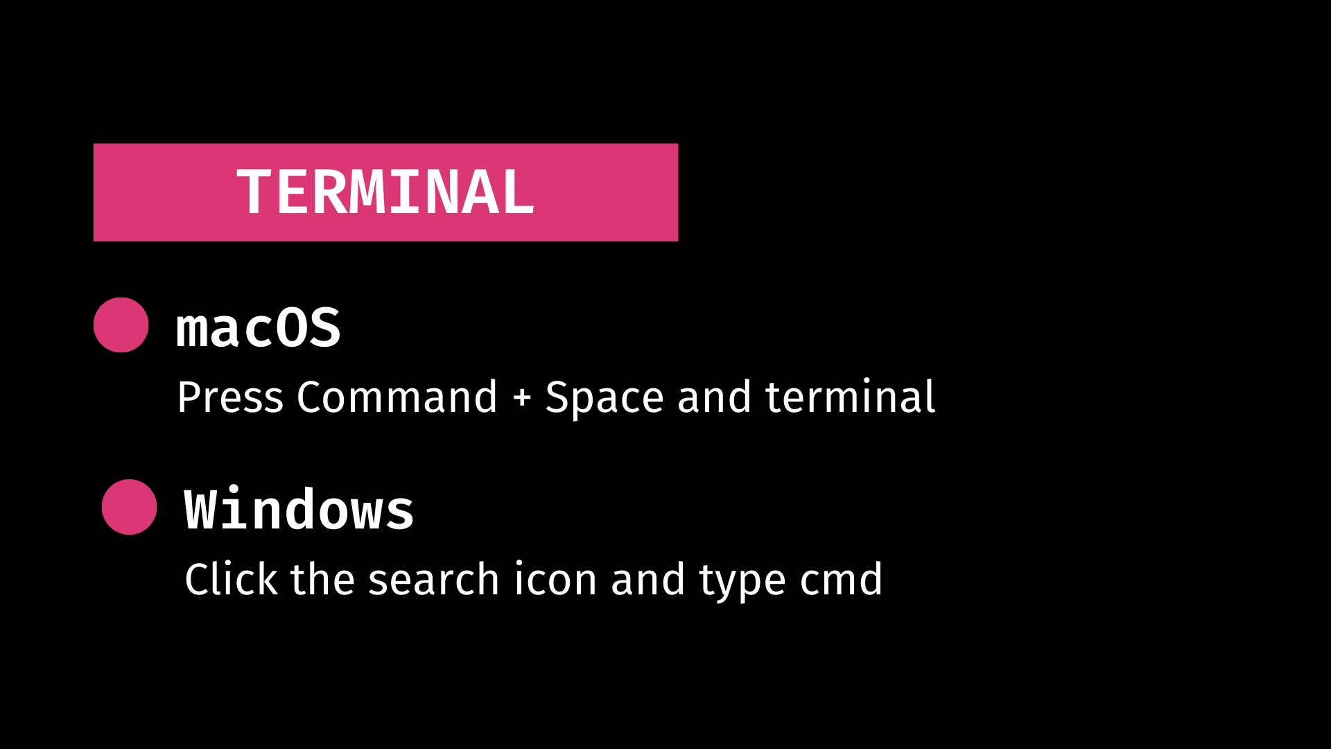 USINGGIT21 → Aldinn Rocks terminal open in mac and windows