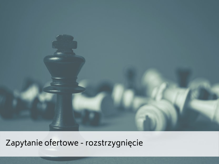 zapytanie ofertowe - rozstrzygnięcie