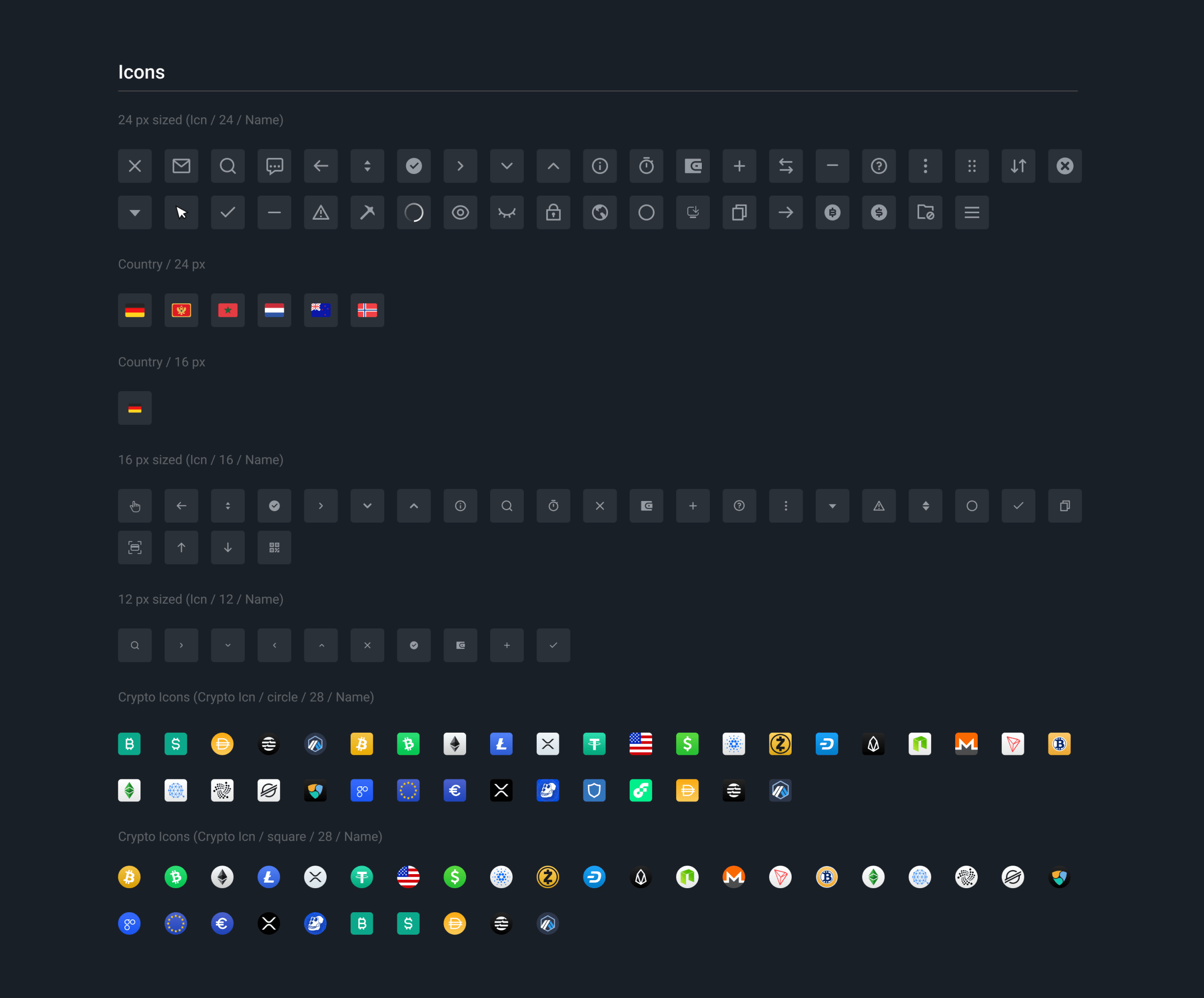 Design System: Icons