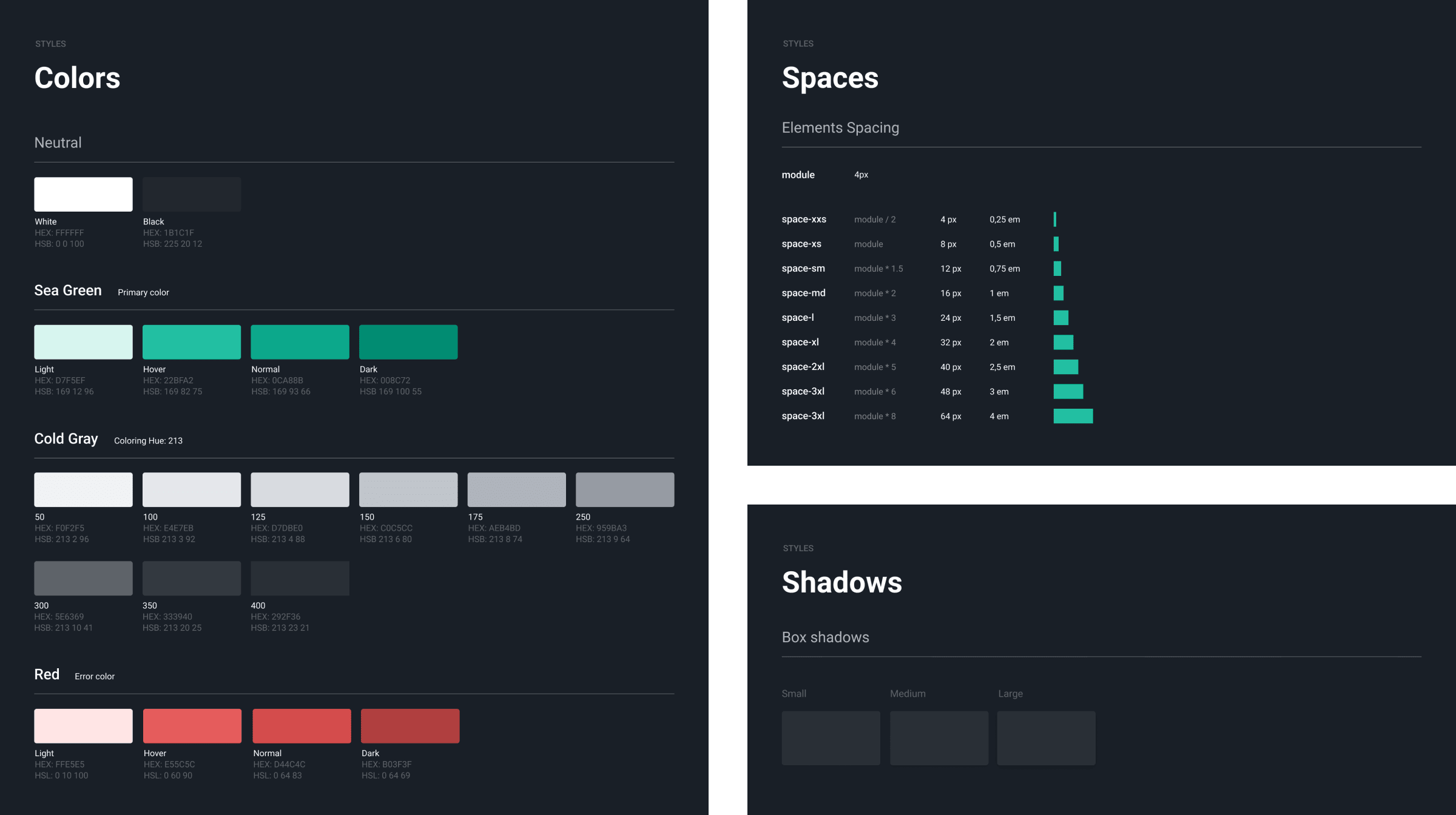 Design System: Basic styles