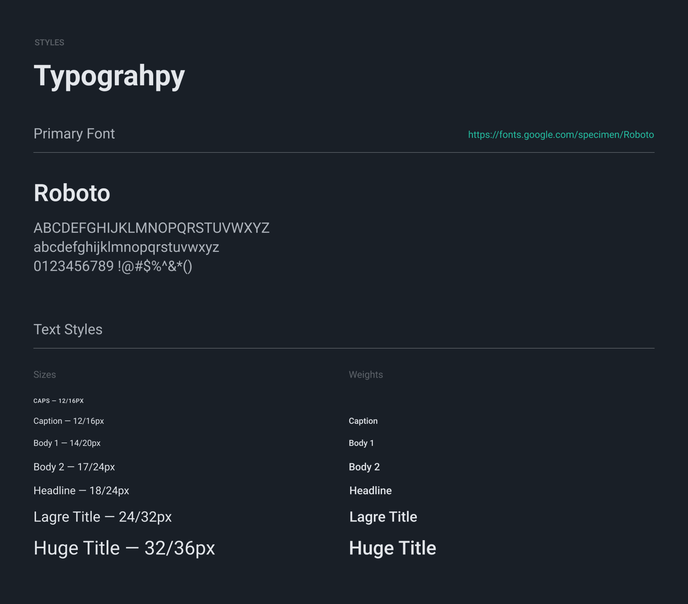 Design System: Typography