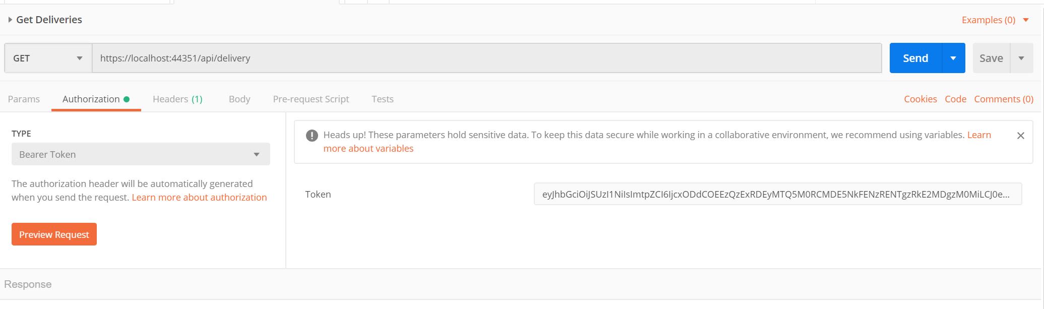 Bearer Token Authentication and Authorization