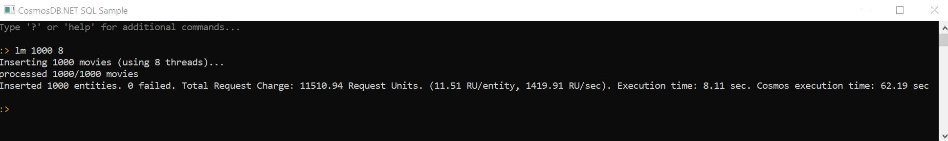 Load Performance SQL