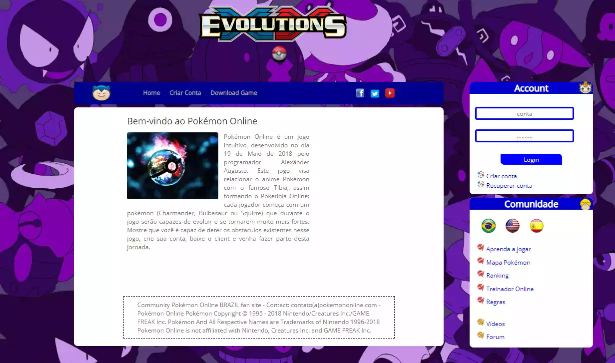 Projeto de Alexander - Pokemon Web