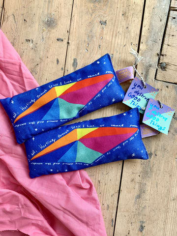 Lavender Eye Pillow Modern Handmade Indoor Plant Pot Twig Plants