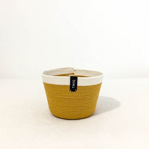 Cotton Pot - Mustard