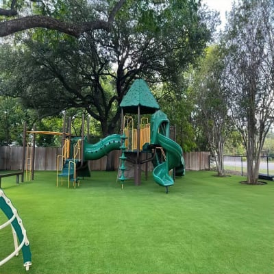 Artificial turf, after installation