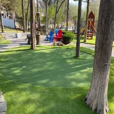 Artificial turf, after installation