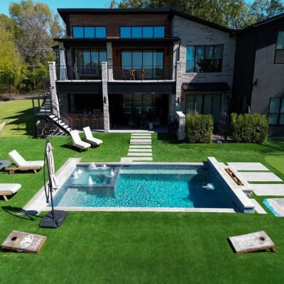Turf Lawn at the Pool Side 1