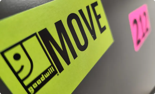Fort Worth Movers moving with Goodwill