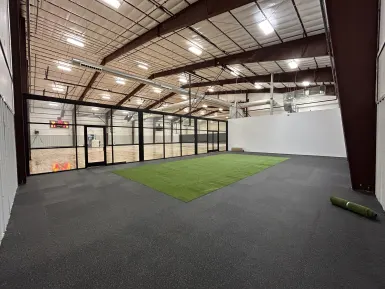Artificial turf training area at IMPACT Center