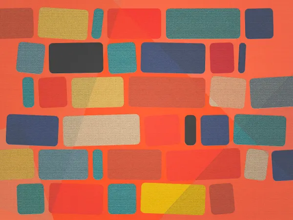 abstract image representing various sizes of moving and storage containers