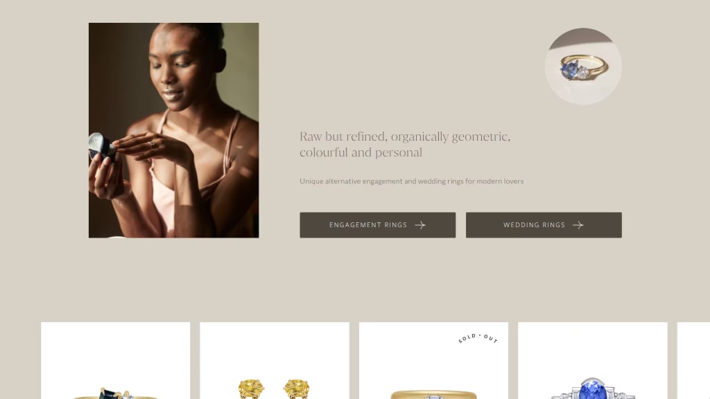 Michelle Oh Jewelry Inteface