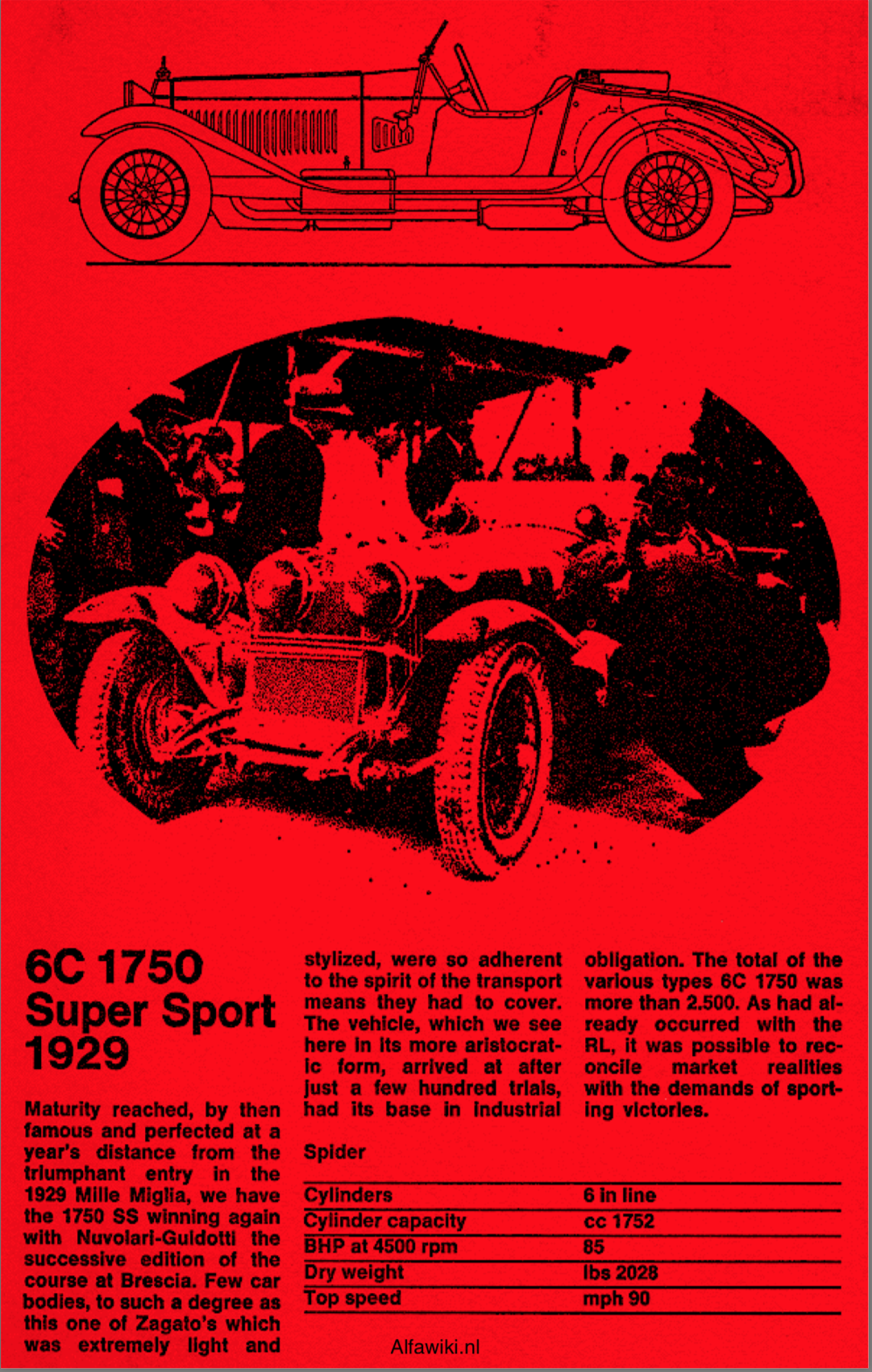 Alfa Romeo 6C flyer