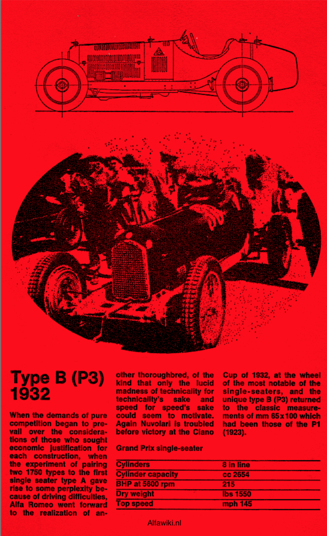 Alfa Romeo P3 flyer