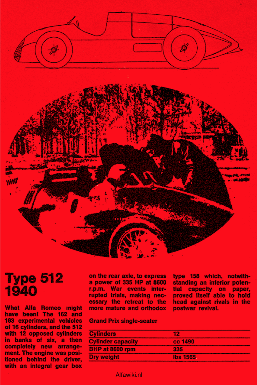 Alfa Romeo 512 flyer