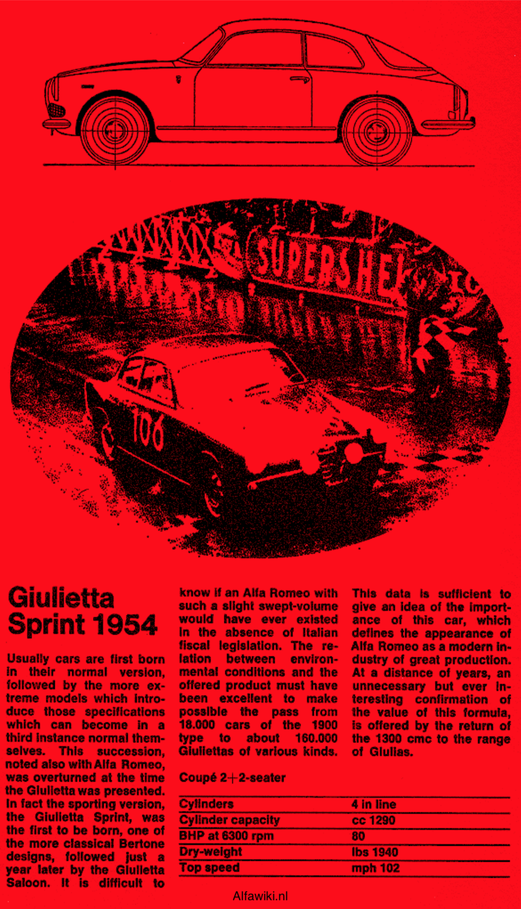 Alfa Romeo Giulietta Sprint flyer