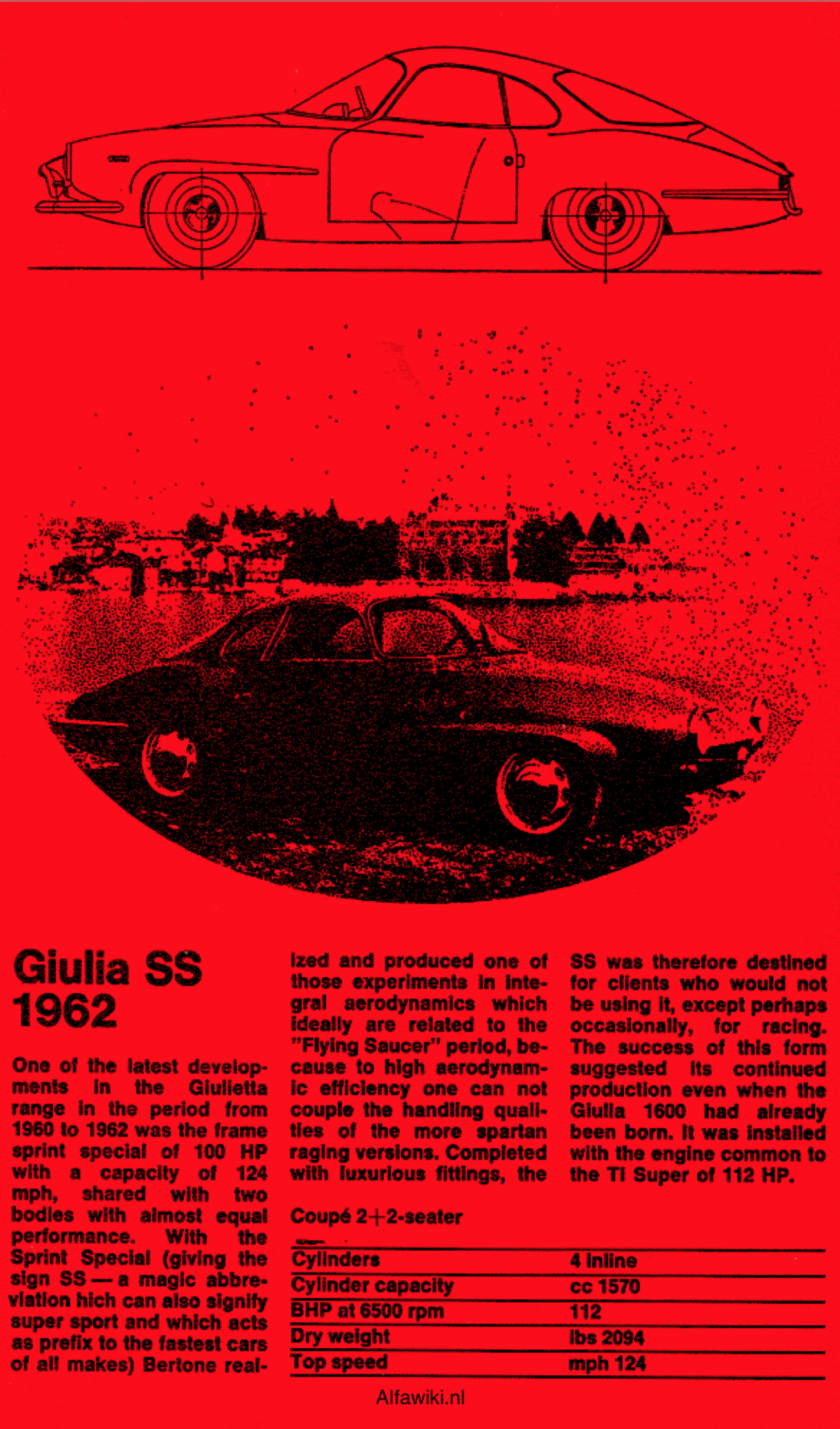 Alfa Romeo Giulia SS flyer