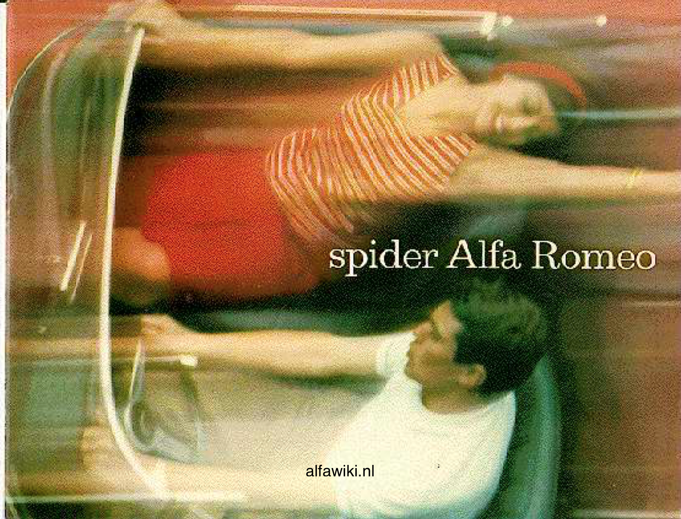 Alfa Romeo 2600 Spider brochure