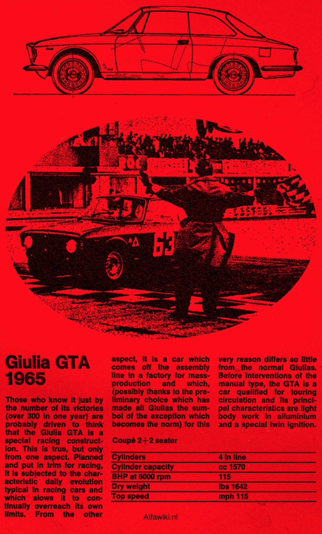 Alfa Romeo Giulia GTA flyer